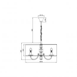 Подвесная люстра Vele Luce Soprano VL4194P05  - 5 купить